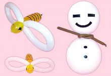 風船作り｜ミツバチ｜雪だるま